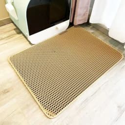 Extra Large Cat Litter Mat Heavy Duty Waterproof 2 Layer Non Slip Washable Pet Floor Protector Litter Box Sand Stopper