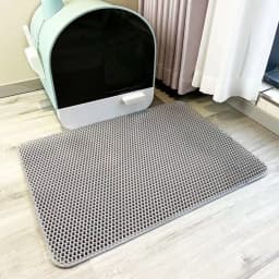 Extra Large Cat Litter Mat Heavy Duty Waterproof 2 Layer Non Slip Washable Pet Floor Protector Litter Box Sand Stopper