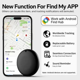 Android Anti-lose Tracker for Google Find My Positioning Far Away Finder Voice Locate Suitcase Keys Bag Toys Smart Airtag