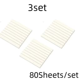 Kraft Lined Sticky Notes Self-Adhesive Stick Memo Pads Eye Protection Paper Multiple Designs Posted It Office School Supplies