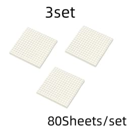 Kraft Lined Sticky Notes Self-Adhesive Stick Memo Pads Eye Protection Paper Multiple Designs Posted It Office School Supplies