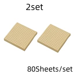 Kraft Lined Sticky Notes Self-Adhesive Stick Memo Pads Eye Protection Paper Multiple Designs Posted It Office School Supplies