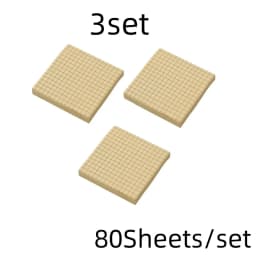 Kraft Lined Sticky Notes Self-Adhesive Stick Memo Pads Eye Protection Paper Multiple Designs Posted It Office School Supplies