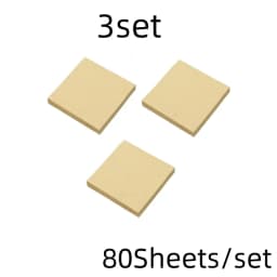 Kraft Lined Sticky Notes Self-Adhesive Stick Memo Pads Eye Protection Paper Multiple Designs Posted It Office School Supplies