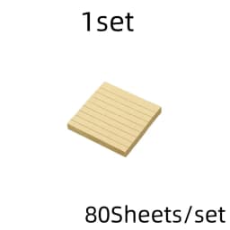 Kraft Lined Sticky Notes Self-Adhesive Stick Memo Pads Eye Protection Paper Multiple Designs Posted It Office School Supplies