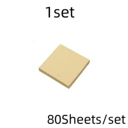 Kraft Lined Sticky Notes Self-Adhesive Stick Memo Pads Eye Protection Paper Multiple Designs Posted It Office School Supplies