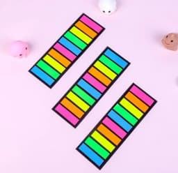 200 sheets Posted it Transparent Sticky Note Notebook Memo Pad Clear Sticky Notes Index Tabs Bookmark Stationery Office Supplies
