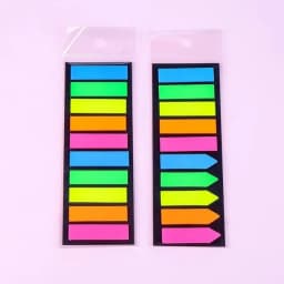 200 sheets Posted it Transparent Sticky Note Notebook Memo Pad Clear Sticky Notes Index Tabs Bookmark Stationery Office Supplies