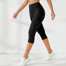 Mesh Yoga Shorts Female High Waist Pocket Sport Shorts Push Up Butt Workout Running Quick Drying and Breathable Casual Shorts