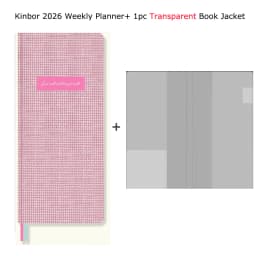 Kinbor 2026 Weekly Planner Pocket Size Notebook Week Plan Notepad Schedule Planning Book Punch Efficiency Manual Daily Writing