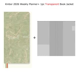 Kinbor 2026 Weekly Planner Pocket Size Notebook Week Plan Notepad Schedule Planning Book Punch Efficiency Manual Daily Writing