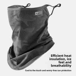 Anti-UV Cycling Mask Sunscreen Face Cover Breathable Ice Silk Face Scarf Men Women Outdoor Sports Fishing Hiking Cooling Mask