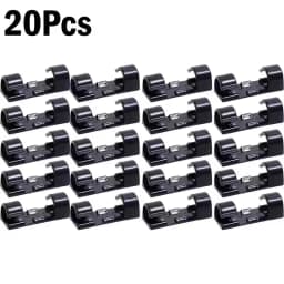 Cable Clips Organizer Drop Wire Holder Cord Management Self-Adhesive Cable Manager Fixed Clamp Wire Winder For Home Office Car