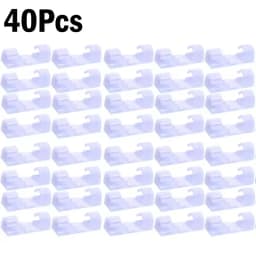 Cable Clips Organizer Drop Wire Holder Cord Management Self-Adhesive Cable Manager Fixed Clamp Wire Winder For Home Office Car