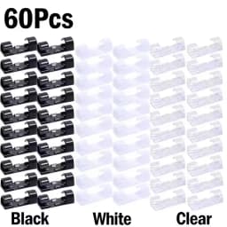 Cable Clips Organizer Drop Wire Holder Cord Management Self-Adhesive Cable Manager Fixed Clamp Wire Winder For Home Office Car
