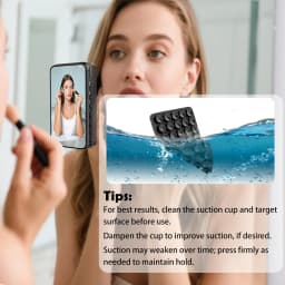 Silicone Suction Cup Phone Holde Multifunctional Fixed Anti-slip Mobile Fixture Double Sided Detachable Phone Rubber Sucker Pad