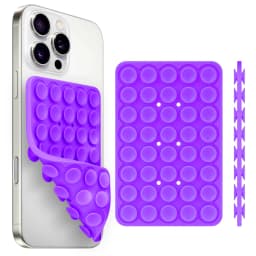 Silicone Suction Cup Phone Holde Multifunctional Fixed Anti-slip Mobile Fixture Double Sided Detachable Phone Rubber Sucker Pad