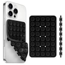 Silicone Suction Cup Phone Holde Multifunctional Fixed Anti-slip Mobile Fixture Double Sided Detachable Phone Rubber Sucker Pad