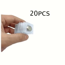 10-Pack Invisible Magnetic Snap Fasteners, 0.99cm Metal Sewing Buttons for Clothing and Bags
