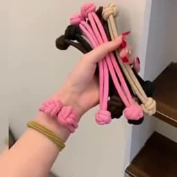 Simplicity Stretch Rubber Hair Ties for Women High Elasticity Fashion Girl Head Rope Scrunchie Hair Accessories