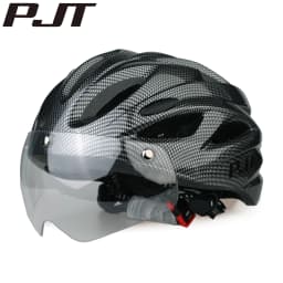 PJT Lightweight Breathable Bicycle Helmet With Magnetic Attraction Goggles Lens Bike Helmet Free Switching Adult Cycling Helmet