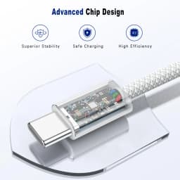 60W Type C to Type C Cable Data Line For Iphone 15 16 17 Samsung Xiaomi Fast Charging USB C to C Cable Type C Data Charger 1m2m
