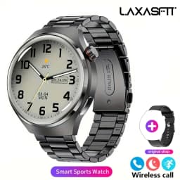 G.L Wear 2025 New Men's Smart Watch HD Display Health Tracking Bluetooth Calling Voice Assistant Sports Smartwatch