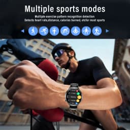 G.L Wear 2025 New Men's Smart Watch HD Display Health Tracking Bluetooth Calling Voice Assistant Sports Smartwatch