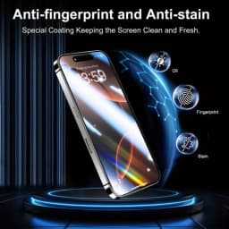 5Pcs Ultra HD 8K Dust Free Screen Protector For iPhone 17 16 15 14 13 12 11 Pro Max 16e Plus 17 Air Glass Easy Installation Box