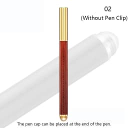 High Quality Wood Body Ballpoint Pen Brass Business Fountain Pen Students Gift Gel Pen School Office Supplies