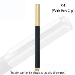 High Quality Wood Body Ballpoint Pen Brass Business Fountain Pen Students Gift Gel Pen School Office Supplies