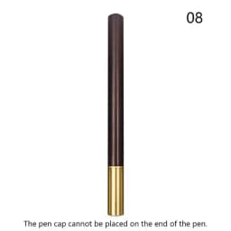 High Quality Wood Body Ballpoint Pen Brass Business Fountain Pen Students Gift Gel Pen School Office Supplies