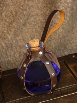 Medieval Witch Magic Potion Bottle PU Leather Leather Stand Set Belt Accessories Alchemist Role Playing Accessories