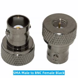 Black BNC Female to Sma Female Connector Adapter Antenna Adapters for Baofeng Radio UV-5R UV-5RA UV-5RB UV-5RC UV-5RD