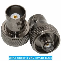 Black BNC Female to Sma Female Connector Adapter Antenna Adapters for Baofeng Radio UV-5R UV-5RA UV-5RB UV-5RC UV-5RD