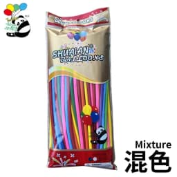 New 260 Matte Strip 1.8g Solid Color Mixed Color Magic Weaving Creative Thickened Children Cartoon Balloon