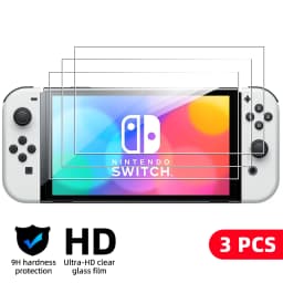 9H Tempered Glass for Nintendo Switch OLED Switch2 2 Screen Protector, HD Clear Anti-scratch Protective Glass Film Accessories