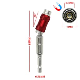 1/4 Inch Hex Shank Quick Release Screwdriver Bit Holder Extension Bar Magnetic Bit Holder Extension 60mm 100mm 150mm