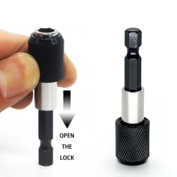 1/4 Inch Hex Shank Quick Release Screwdriver Bit Holder Extension Bar Magnetic Bit Holder Extension 60mm 100mm 150mm