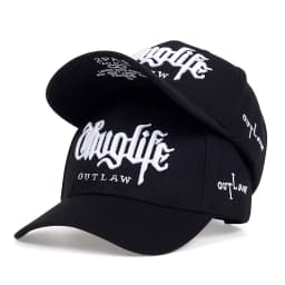 2025 Fashion Fastball CAP Thuglife Embroidery Hiphop Baseball Cap Snapback Hat Adult Outdoor Casual Sun Casual Bone Dropshipping