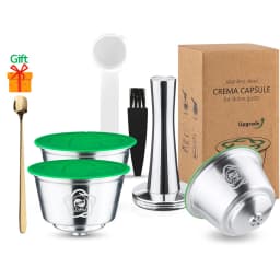 Reusable Coffee Capsule for Nescafe Dolce Gusto Genius S Plus Stainless Steel Refillable Coffee Pod Filters
