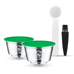 Reusable Coffee Capsule for Nescafe Dolce Gusto Genius S Plus Stainless Steel Refillable Coffee Pod Filters
