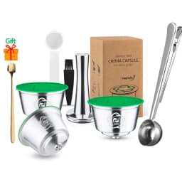 Reusable Coffee Capsule for Nescafe Dolce Gusto Genius S Plus Stainless Steel Refillable Coffee Pod Filters