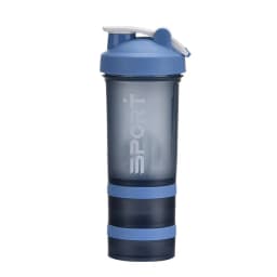 500ML 3-layer Sports Water Bottle Protein Shaker Outdoor Travel Portable Leakproof Drinkware Plastic My Drink Bottle BPA Free