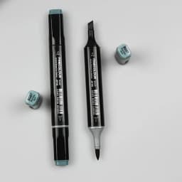 Finecolour 8 Colors Double-headed Soft Brush Professional Sketch Alcohol Based Ink Gray Series Art Markers EF102