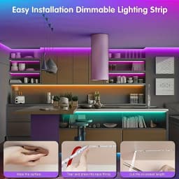 RGB Led Strip Lights 1M-40M Led Room Light with APP Control Flexible Ribbon Luces Led Tape for Room Bedroom Decoration