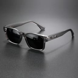 Retro Punk Fashion Sunglasses - Square Protective Frame, UV400 Unisex for Outdoor Adventures & Casual Style