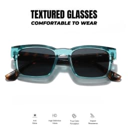 Retro Punk Fashion Sunglasses - Square Protective Frame, UV400 Unisex for Outdoor Adventures & Casual Style