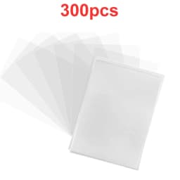 100-600pcs Card Sleeves Hard Soft Card Holder Covered With Protective Filmclear Trading Protectors For Football Sports Game Card