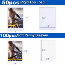 100-600pcs Card Sleeves Hard Soft Card Holder Covered With Protective Filmclear Trading Protectors For Football Sports Game Card